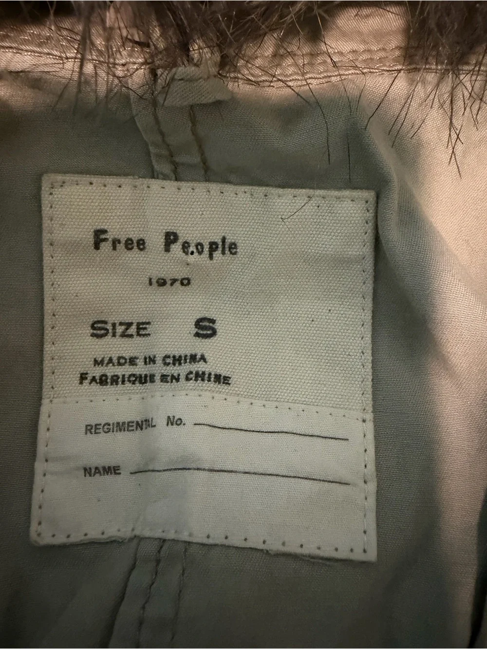 Free People Hooded Utility Parka in Olive